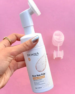 Espuma de Arroz + Cepillo Facial Bioaqua