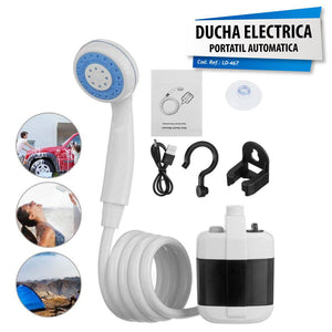 Ducha Eléctrica Portátil con Batería Recargable